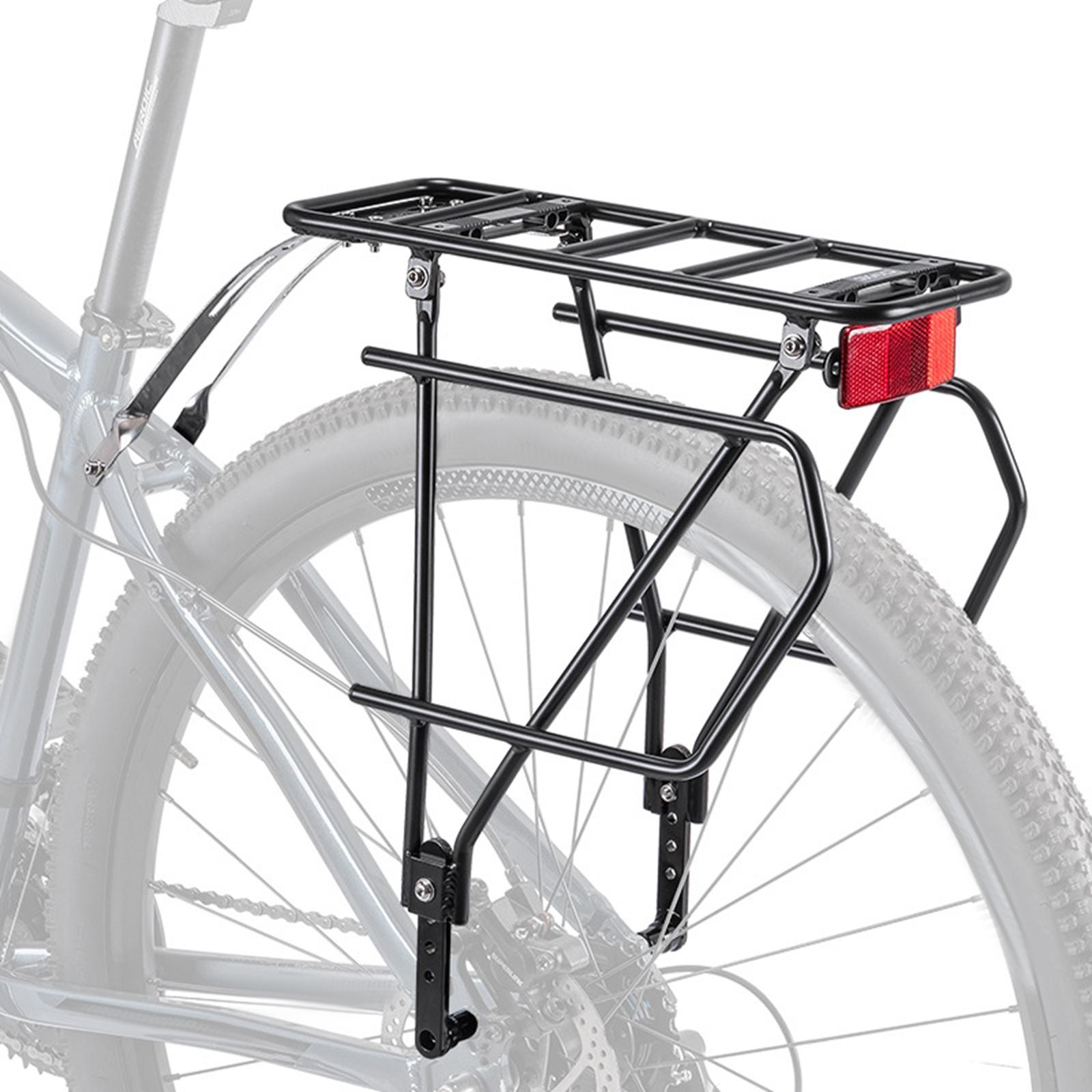 Commuting With Road Bike - Portaequipajes trasero de aluminio versátil para