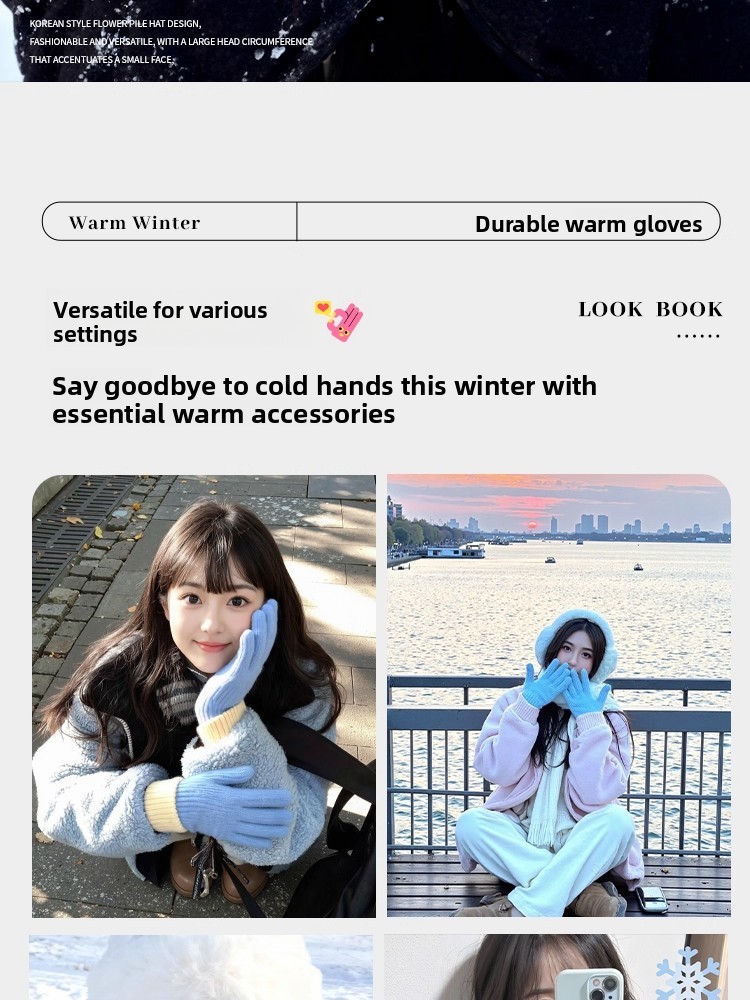 Guantes de punto estilo corean - Winter Cycling Commute reseña y precio