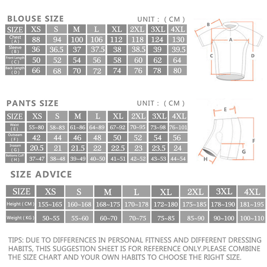 Rvouei-Conjuntos de camisetas  - Cycling Community reseña y precio